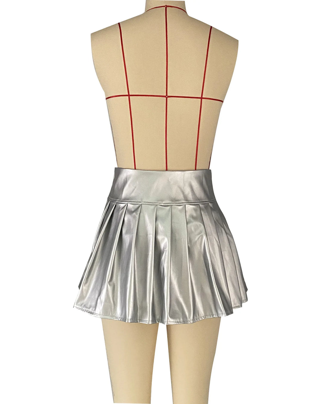 Metallic disco skirt online