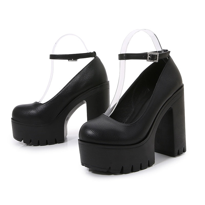 Ankle Strap Platform Heeled Sandals – Mi'que'lla's Closet