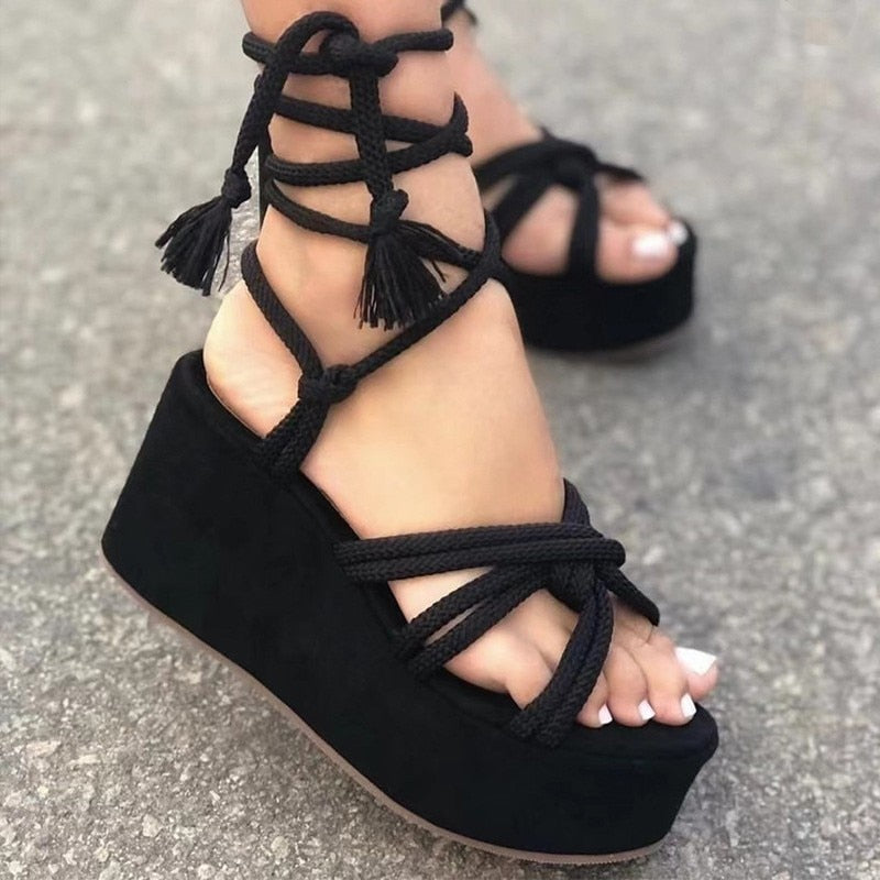 Weekend platform sandals fashion